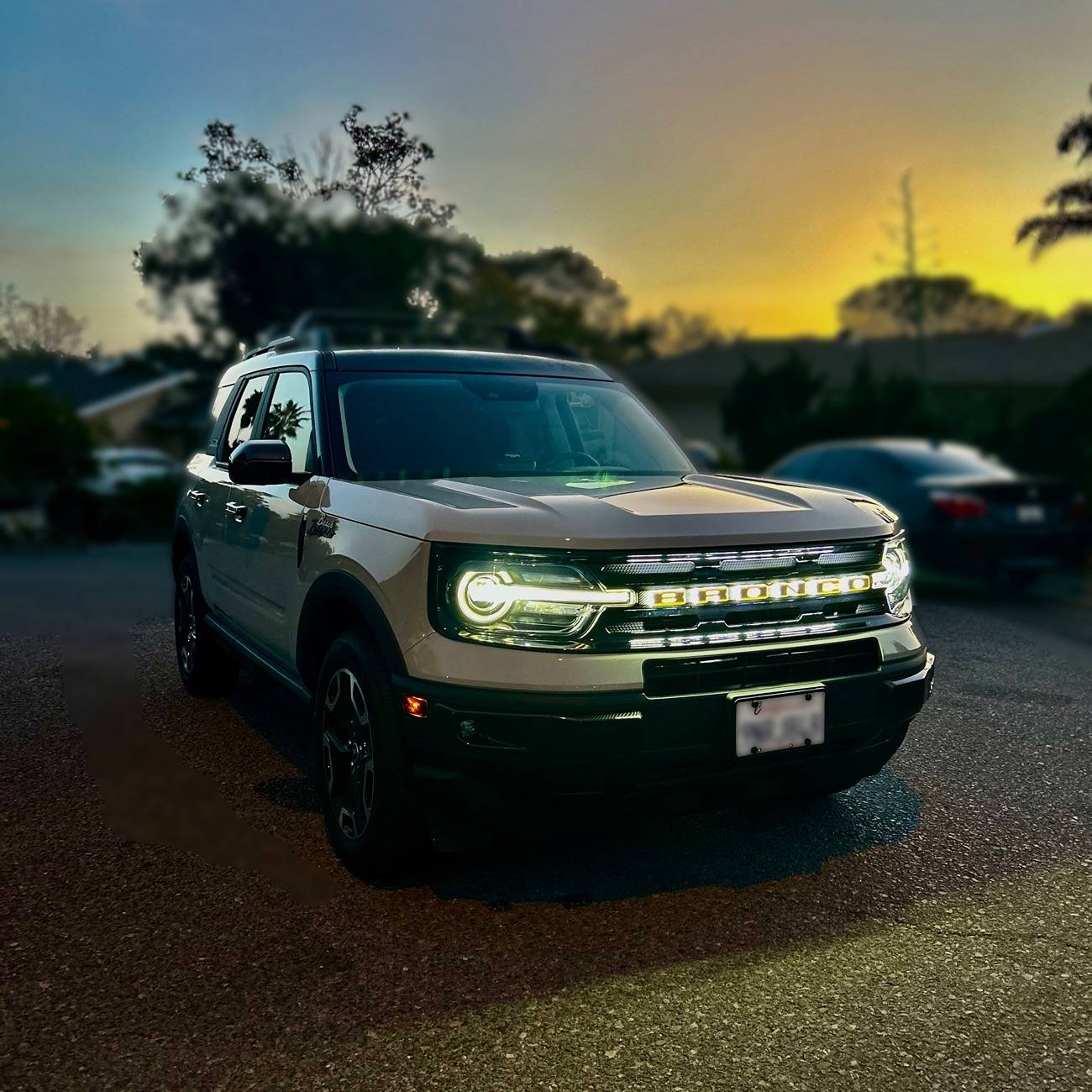 Ford Bronco Sport LED BRONCO emblem letters for Bronco Sport in 1 hour and under $150 bb_night