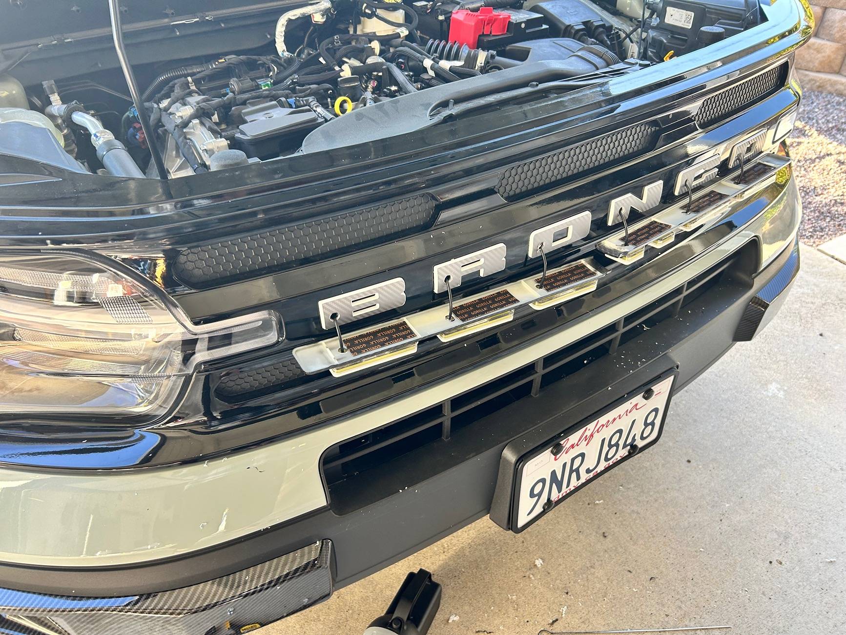 Ford Bronco Sport LED BRONCO emblem letters for Bronco Sport in 1 hour and under $150 IMG_8547