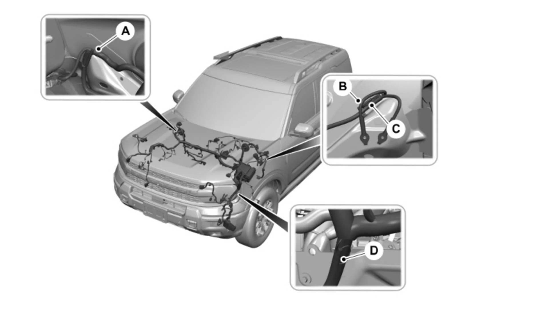 Ford Bronco Sport Does anyone have a tutorial video or photos for the aux switch wire locations for 2025 Bronco Sport full?fromcc=1