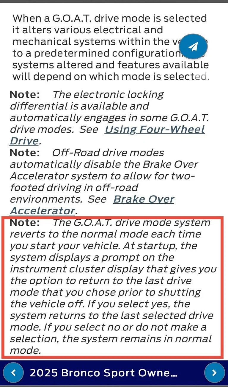 Ford Bronco Sport Issue with gauge cluster resetting and locking after changing to off road mode IMG_4673