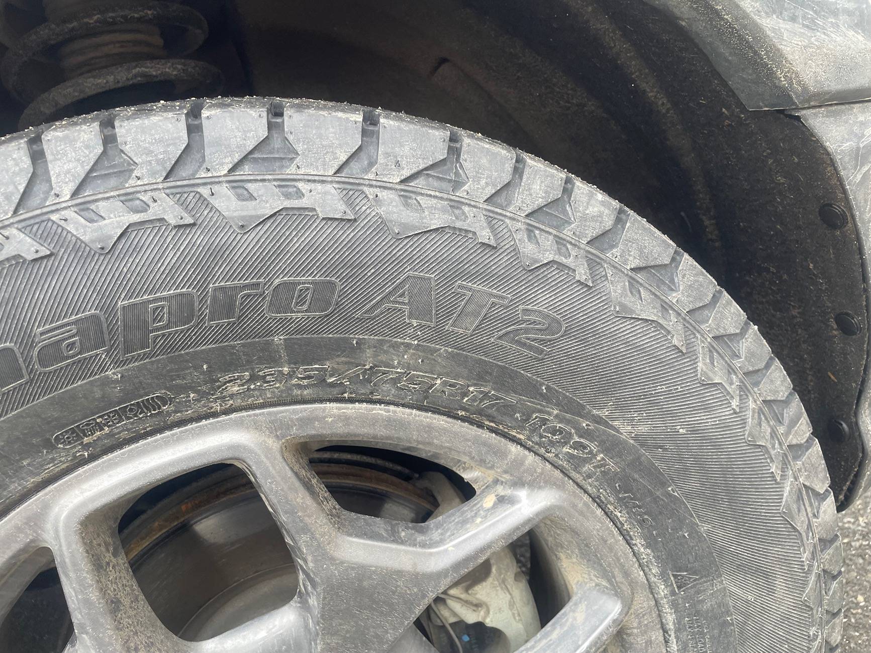 Ford Bronco Sport 235/75r17’s fit, barely. IMG_7267