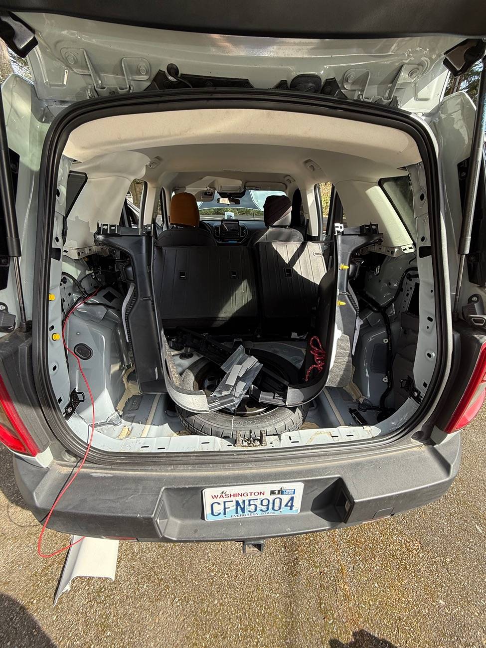 Ford Bronco Sport Installed OEM Tow Wiring Harness IMG_6520