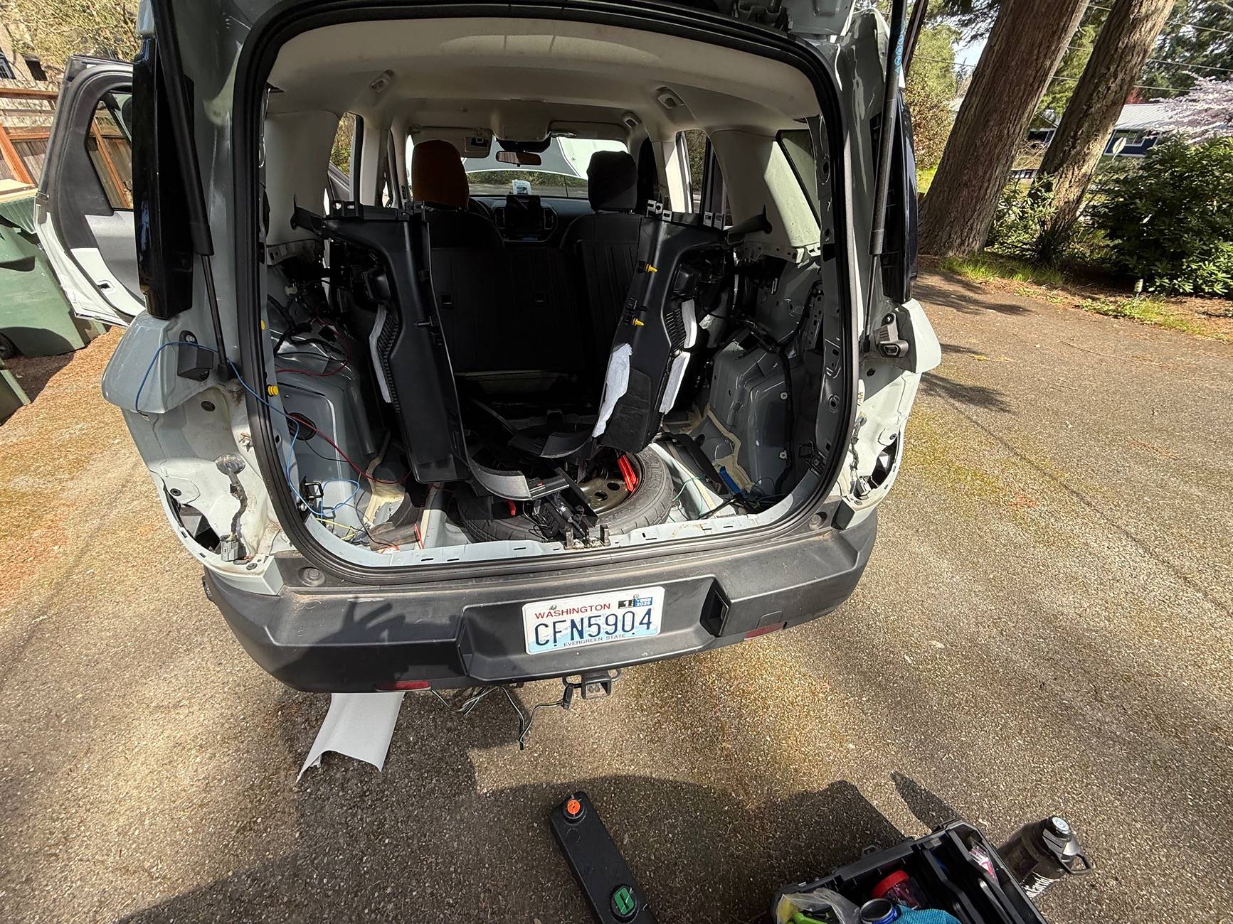 Ford Bronco Sport Installed OEM Tow Wiring Harness IMG_6525