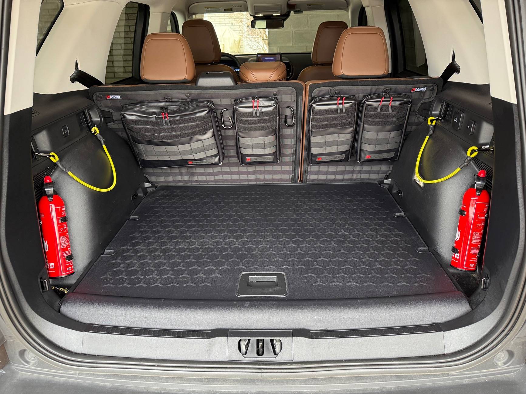 Ford Bronco Sport BuiltRight Molle seatback storage system IMG_7080