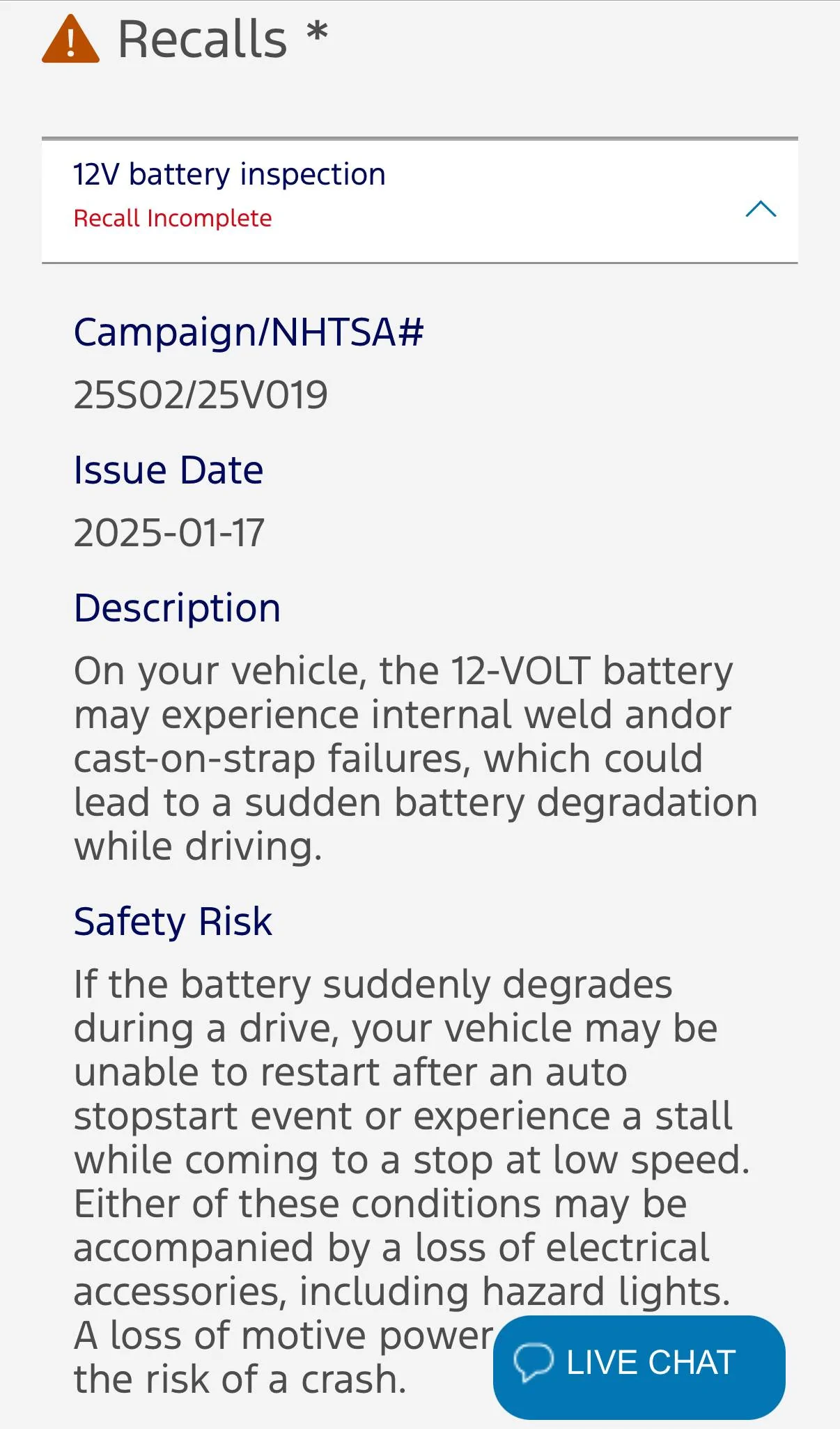 Ford Bronco Sport Get Your Free Battery Now-Updated Recalls-Battery and BCM/PCM 4/25 IMG_4813