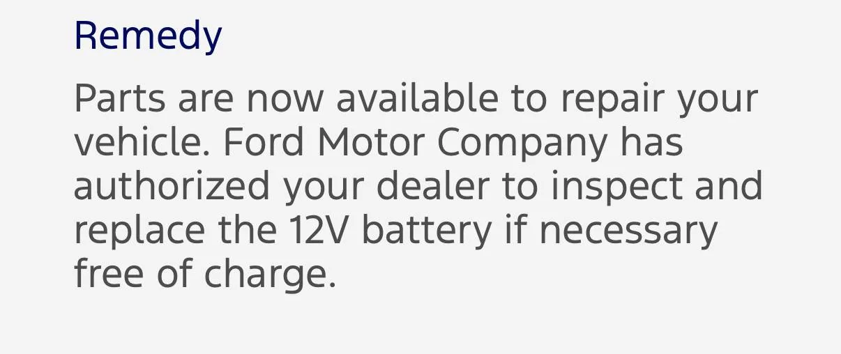 Ford Bronco Sport Get Your Free Battery Now-Updated Recalls-Battery and BCM/PCM 4/25 IMG_4814