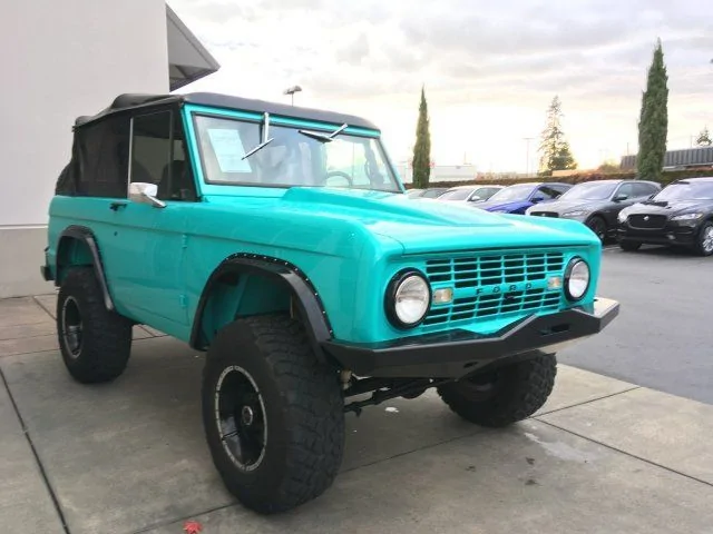 Ford Bronco Sport SLATE Truck revealed as modular SUV & Pickup. Priced under $20K after incentive 1968-ford-bronco-4wd-62043-miles-teal-bronco-4