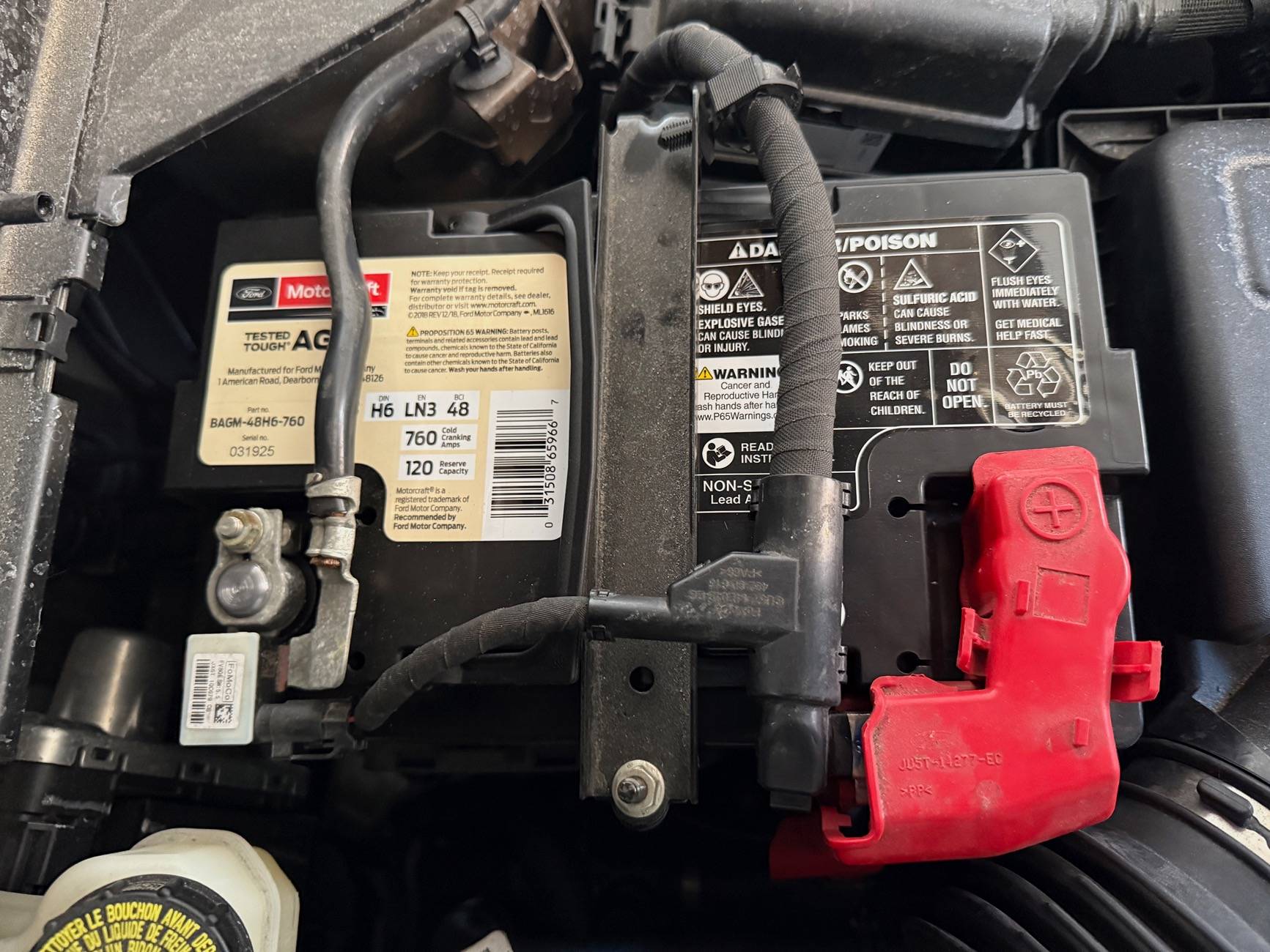 Ford Bronco Sport Battery recall battery replacement IMG_7179