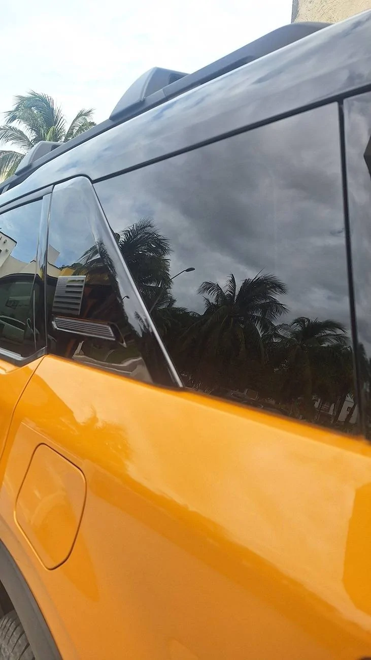 Ford Bronco Sport 'Cause 'Merica flag decal on door side molding 20250511_135506