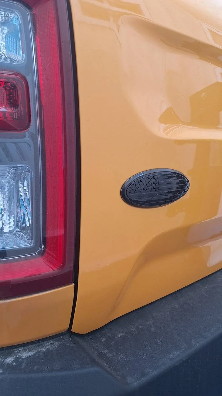 Ford Bronco Sport 'Cause 'Merica flag decal on door side molding 20250512_190100