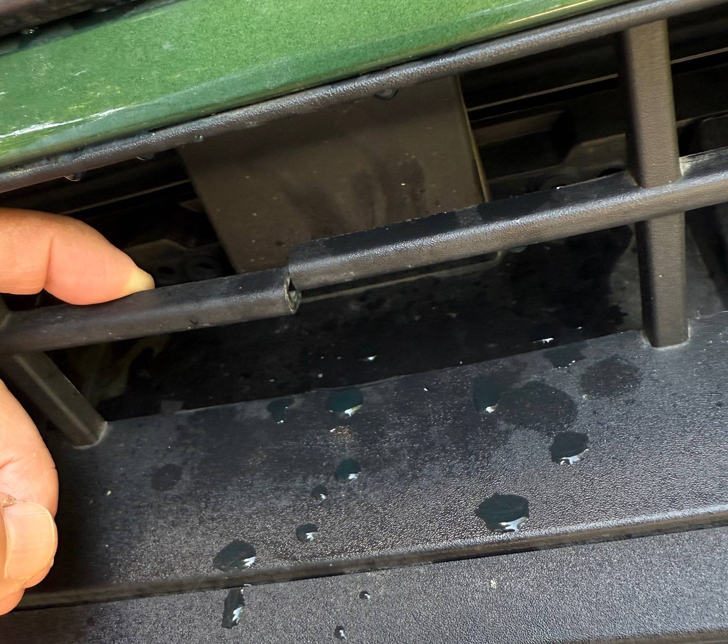 Ford Bronco Sport My 2021 Bronco sport leaks washer fluid from the front camera even when im not using the washer fluid IMG_0580