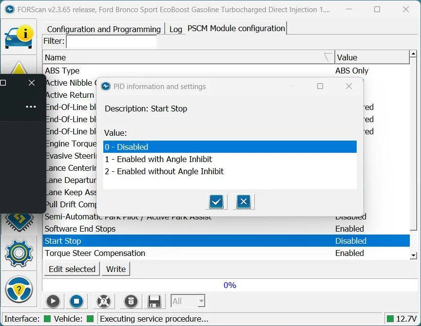 Ford Bronco Sport ASS - from X PSCM ASS