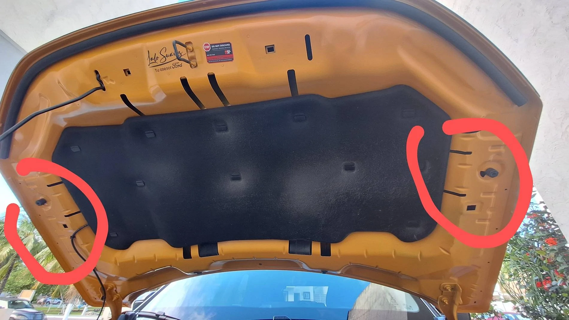 Ford Bronco Sport Hood Deflector = Hood Bounce / Flapping 20250514_173028~2