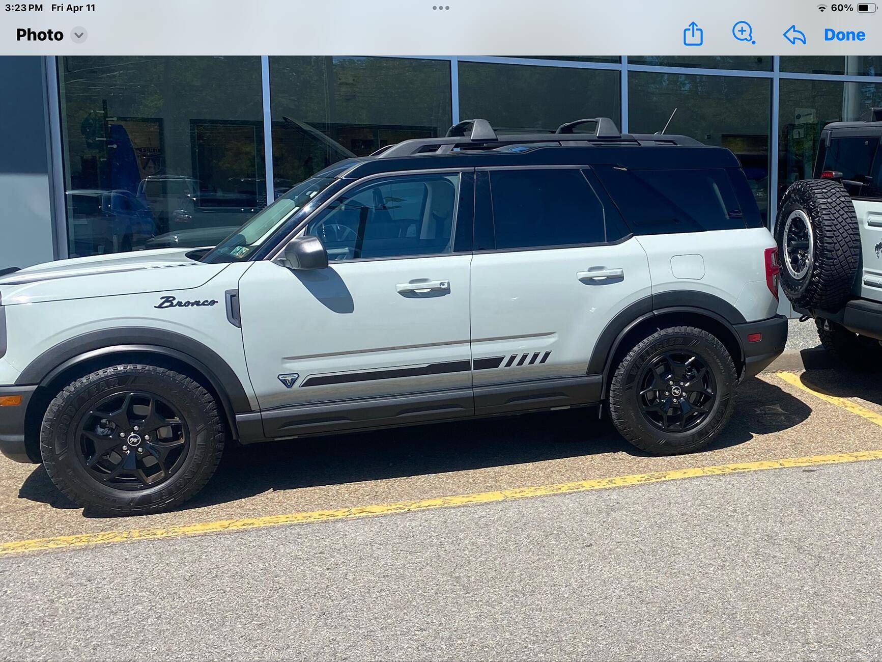 Ford Bronco Sport Last visit with Parks Ford IMG_1255