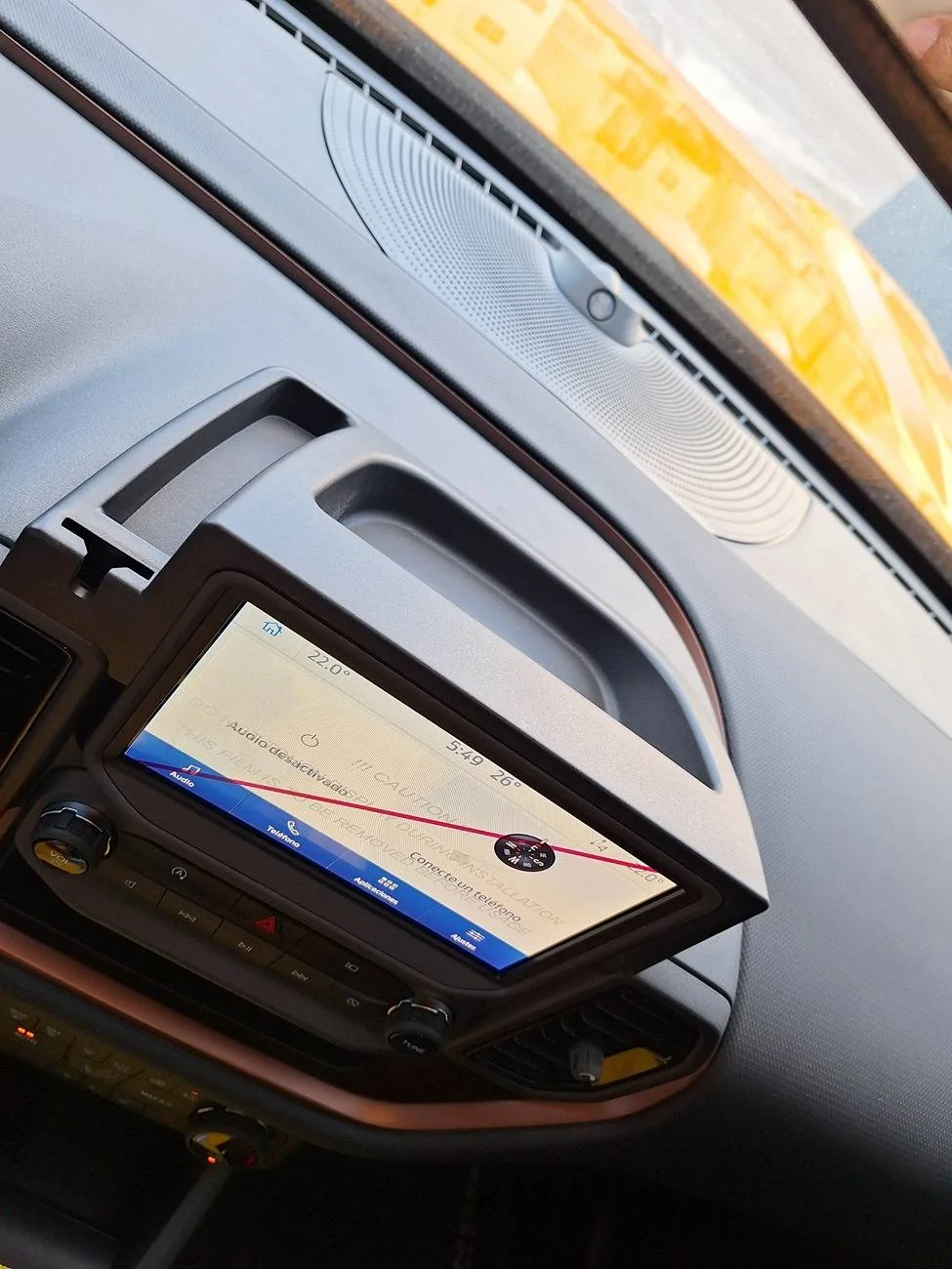 Ford Bronco Sport AZ Hot Weather vs. Dash Monitor Screen 20240209_174942