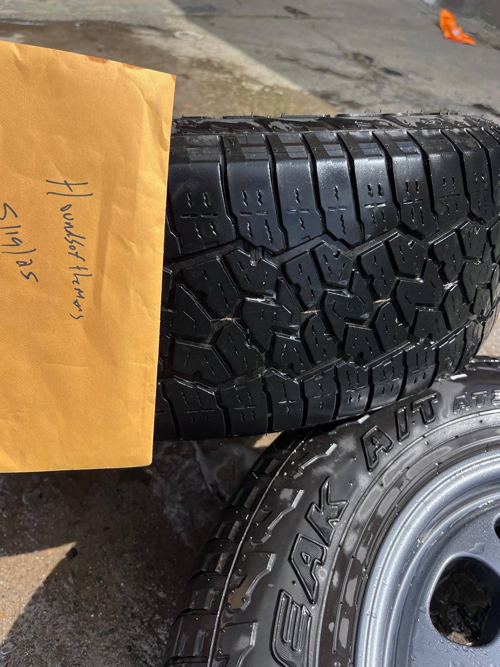 Ford Bronco Sport 17" "Steelie" aluminum rims w/ tires and TPMS sensors - $500 Steelies 3