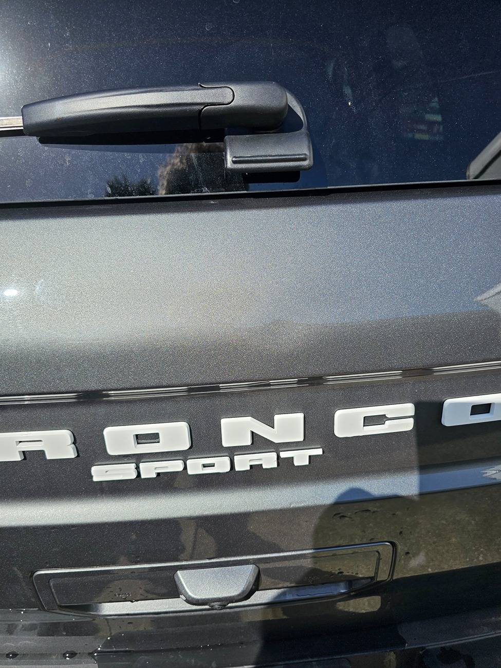 Ford Bronco Sport Rear hatch dents 20250511_165014