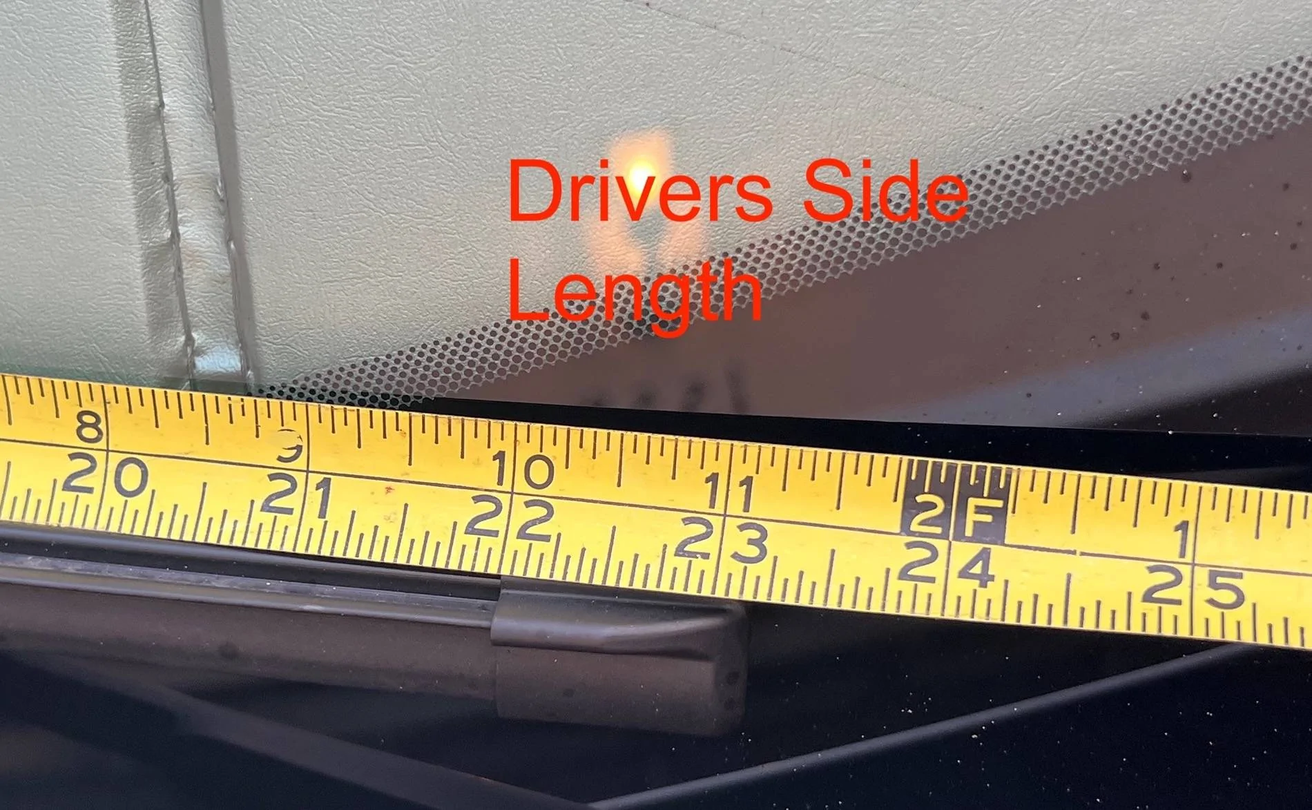 Ford Bronco Sport 2025 Bronco Sport Badlands PASSENGER SIDE WINDSHIELD WIPER IMG_3224