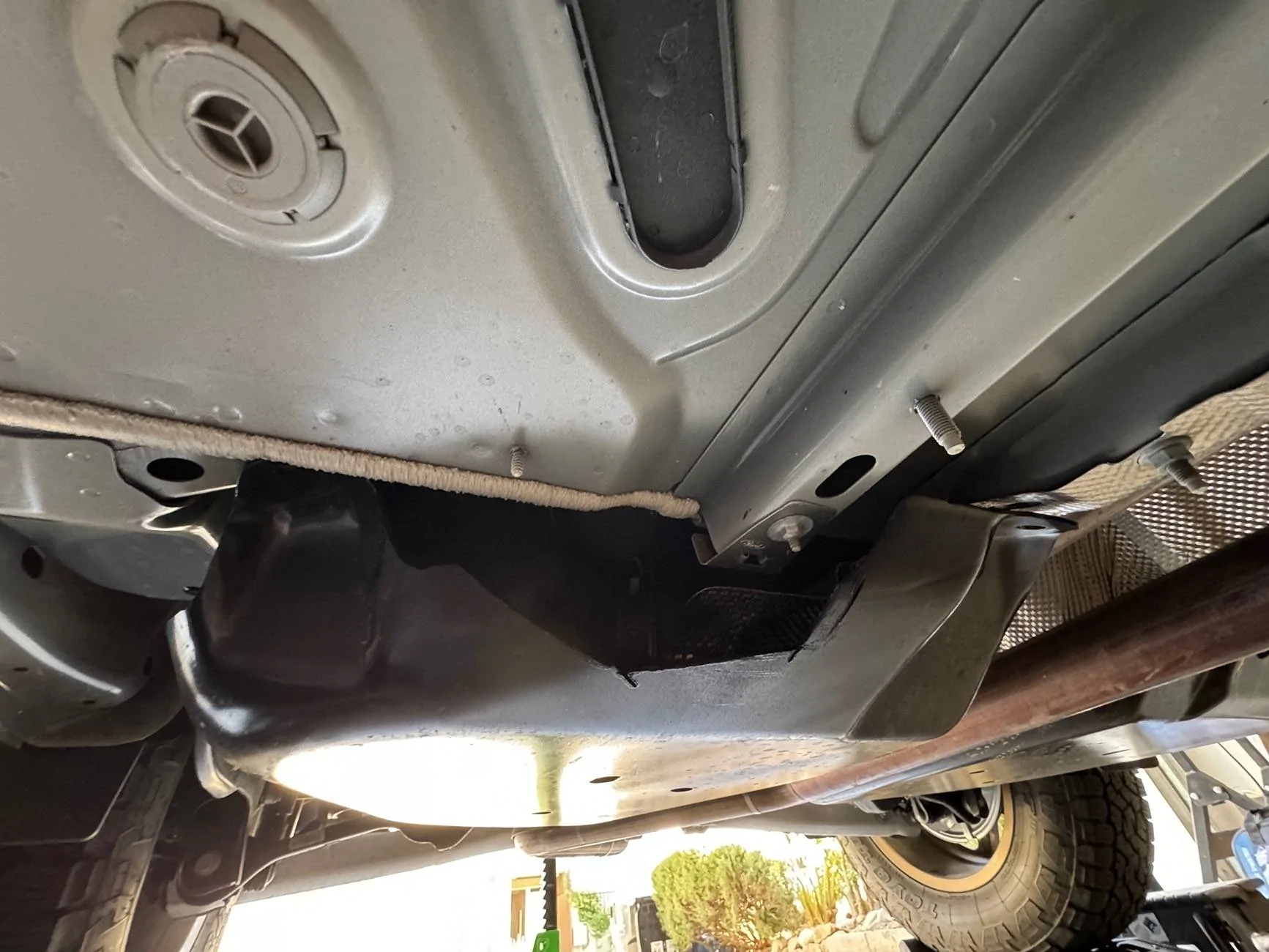 Ford Bronco Sport Installed JCR Offroad Evap Skid on Badlands. IMG_2119