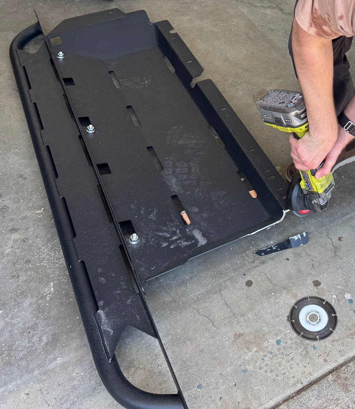 Ford Bronco Sport Installed JCR Offroad Evap Skid on Badlands. IMG_2098