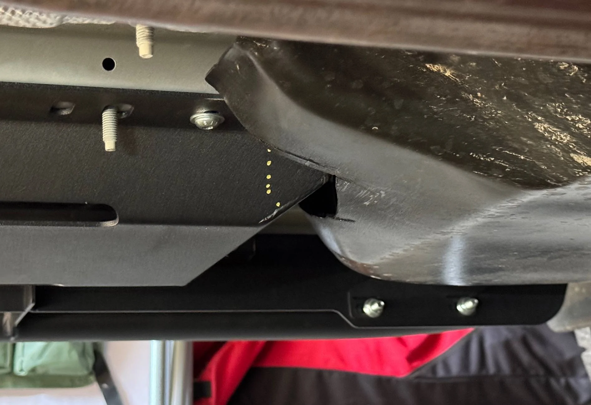 Ford Bronco Sport Installed JCR Offroad Evap Skid on Badlands. IMG_2129