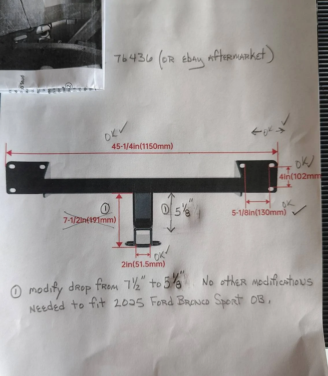Ford Bronco Sport 2025 Bronco Sport Trailer Hitch IMG_20250511_131113014_HDR