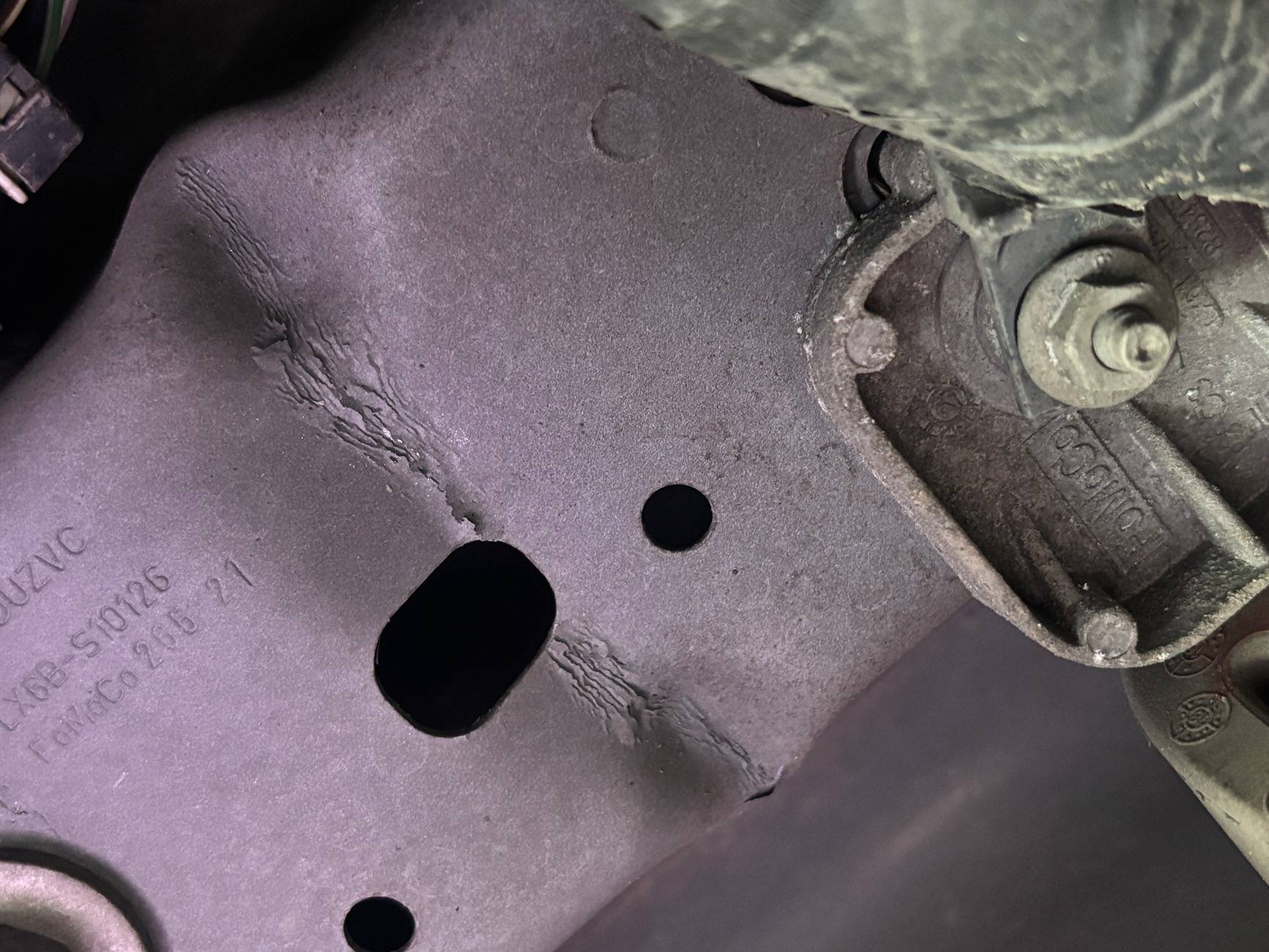 Ford Bronco Sport Minor Rear End Damage but Frame Looks Bent IMG_5996