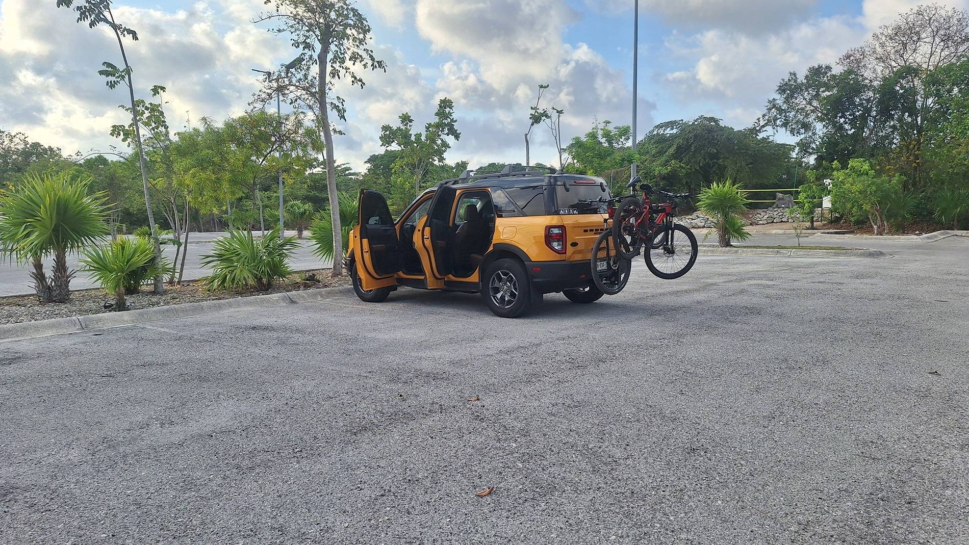 Ford Bronco Sport Bikes In the Cargo Area 20250524_180739