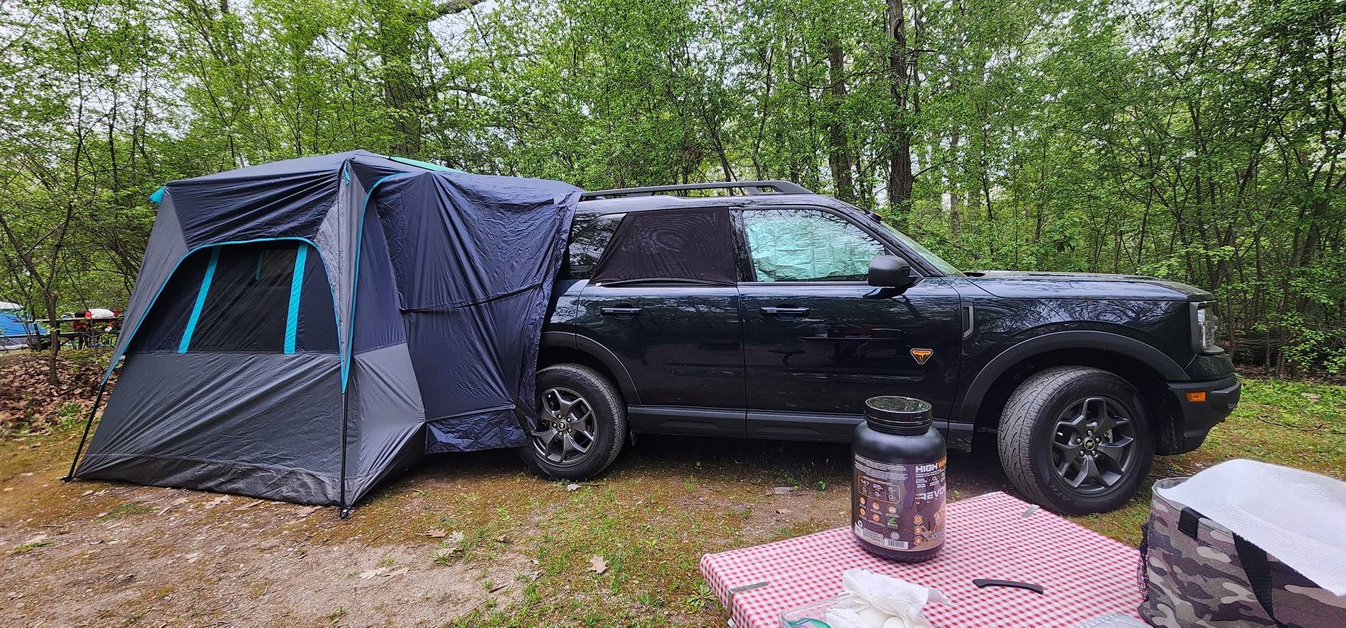 Ford Bronco Sport Badlands cross bars and roof basket! 20250518_073444