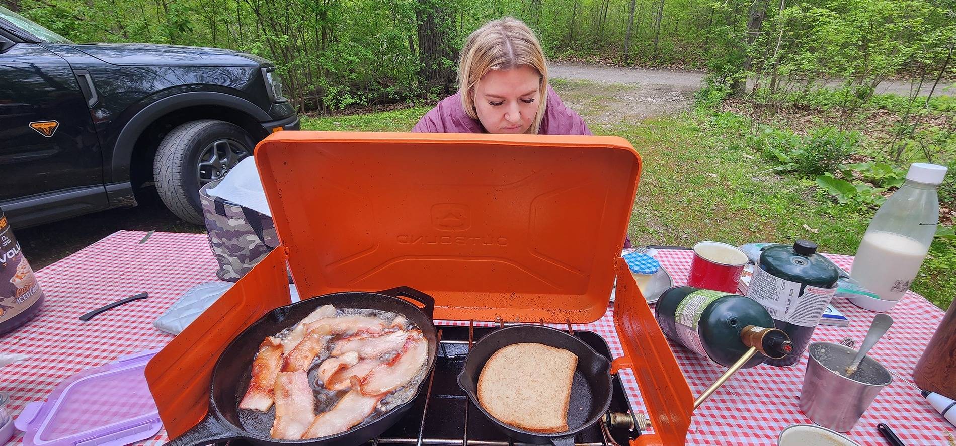 Ford Bronco Sport Badlands cross bars and roof basket! 20250518_073441