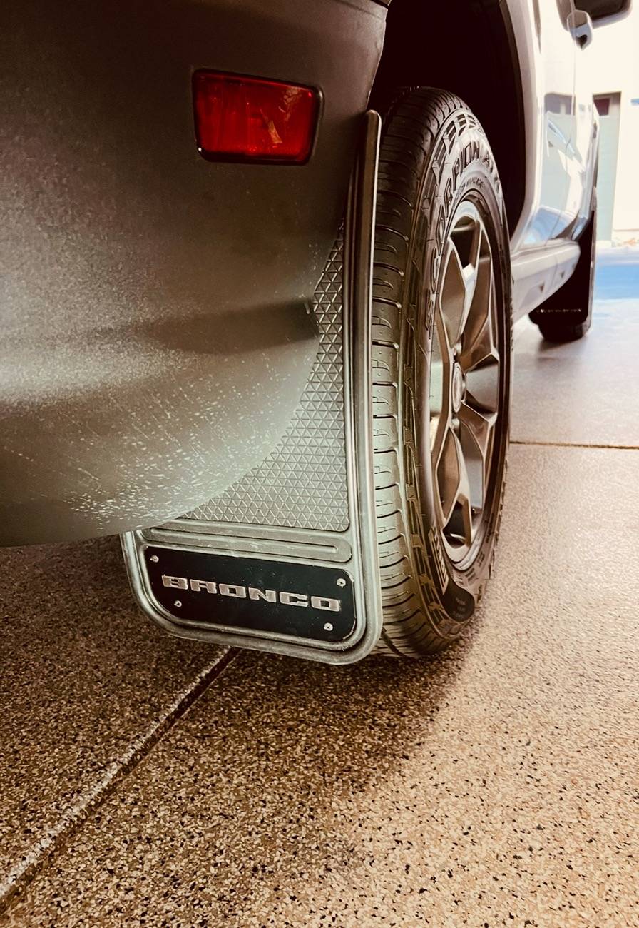 Ford Bronco Sport Ford OEM Mudflaps - reviews / feedback? IMG_6781