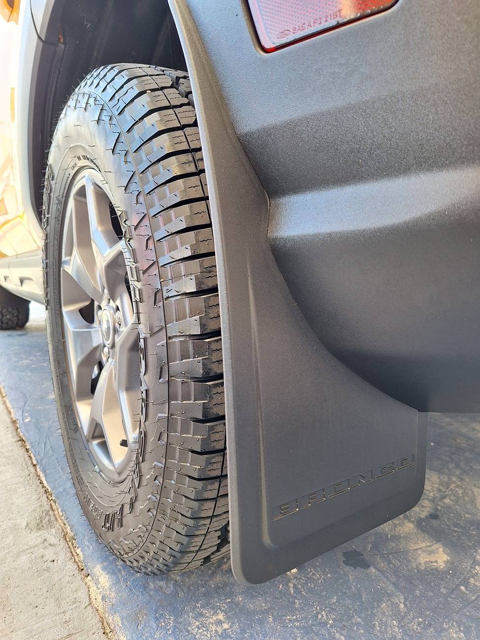 Ford Bronco Sport Ford OEM Mudflaps - reviews / feedback? 20240107_093021