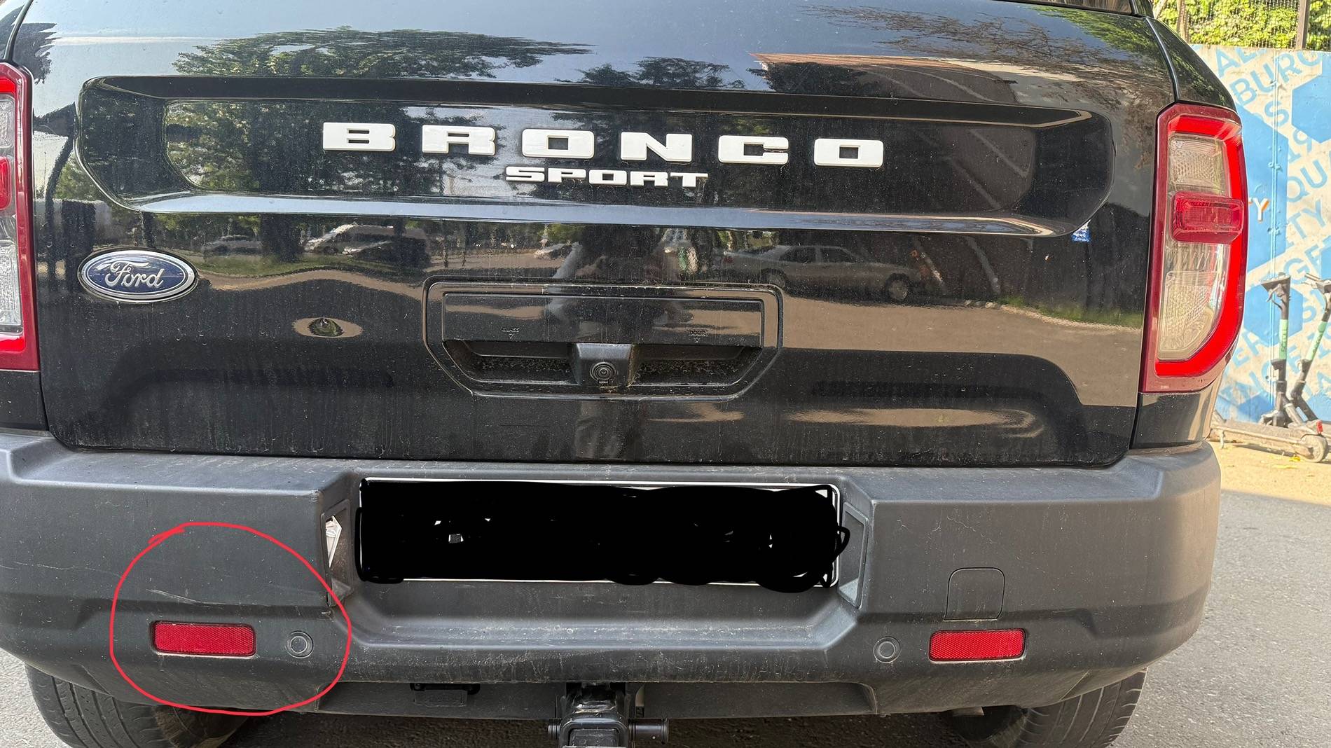 Ford Bronco Sport 2022 BS Big Bend Was Rear Ended, Parking Sensor Issues IMG_0060