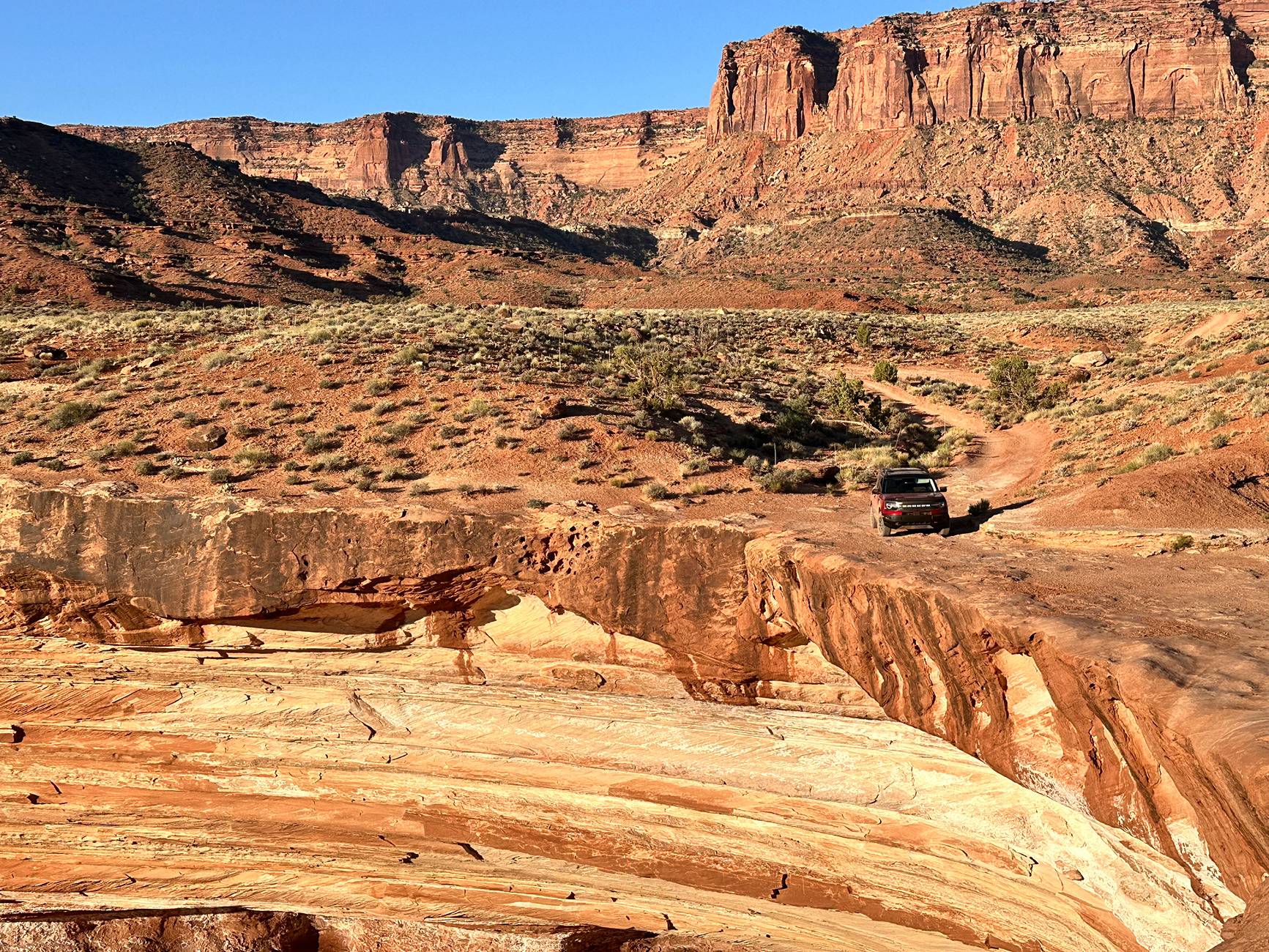 Ford Bronco Sport Did the White Rim Rd in Canyonlands in my 21 Badlands IMG_6124