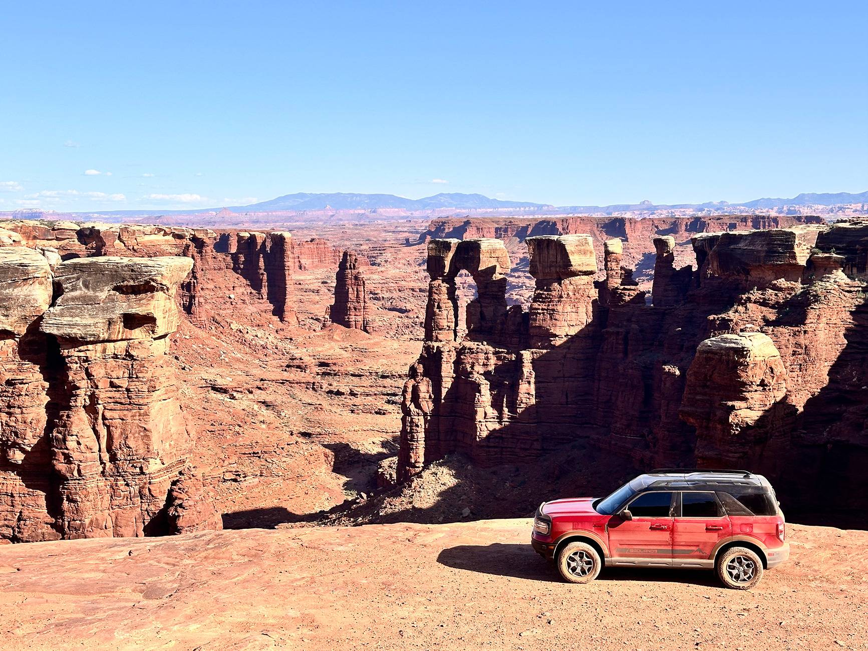 Ford Bronco Sport Did the White Rim Rd in Canyonlands in my 21 Badlands IMG_6076