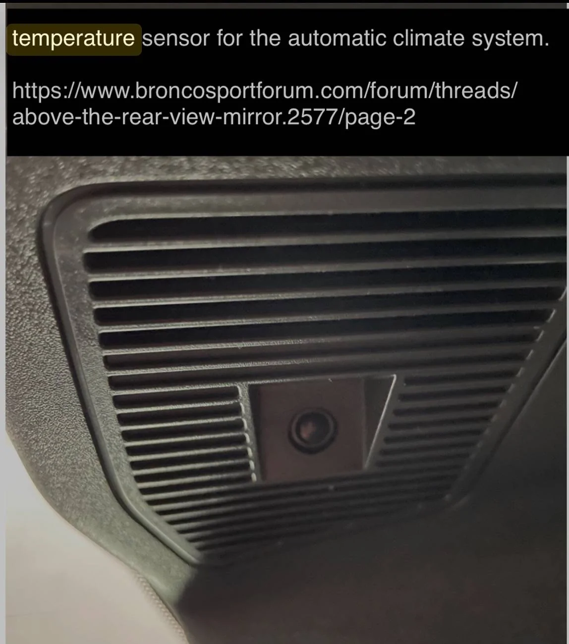 Ford Bronco Sport HVAC Problems IMG_6854