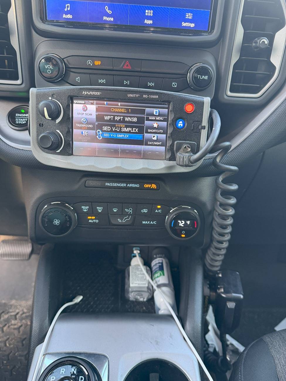 Ford Bronco Sport Transceiver Installation thread  (Ham, CB, GMRS). Radio unit and antenna installation on Bronco Sport IMG_6197