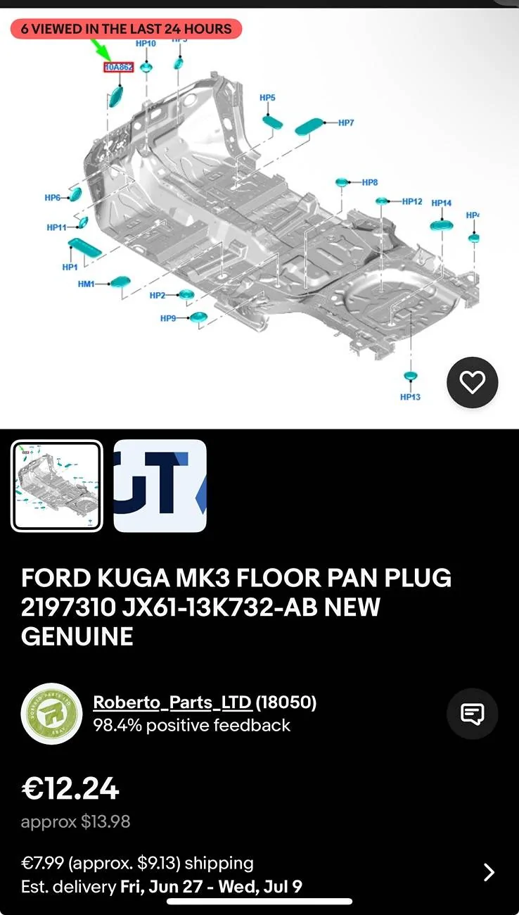 Ford Bronco Sport Help finding part # IMG_7100