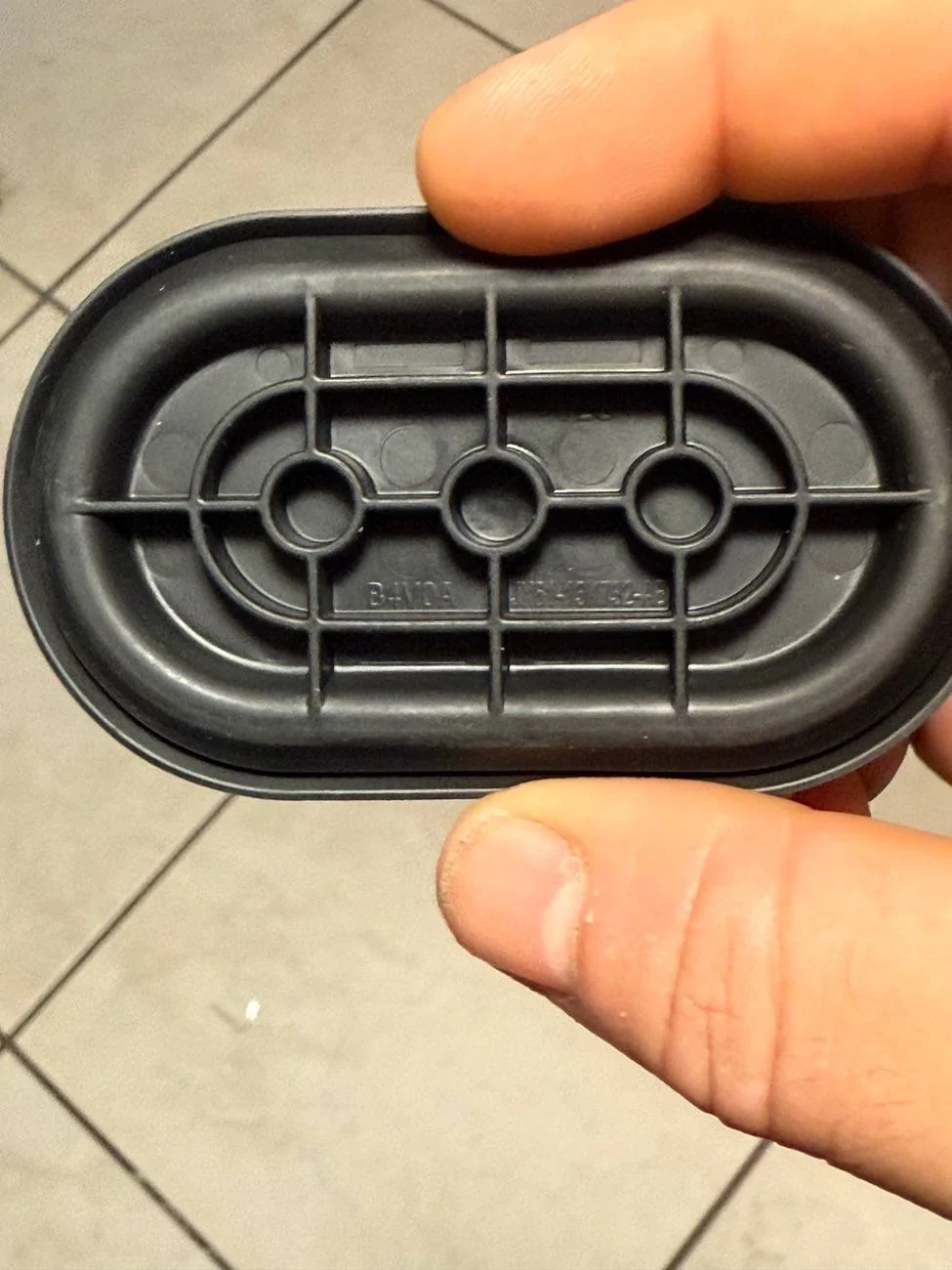 Ford Bronco Sport Firewall grommet - part number IMG_7301