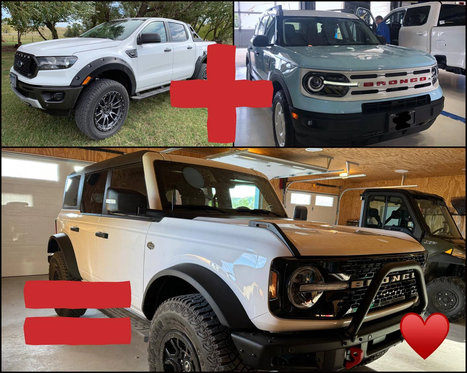 Ford Bronco Sport Bronco Sport vs. Full Size Bronco typorama