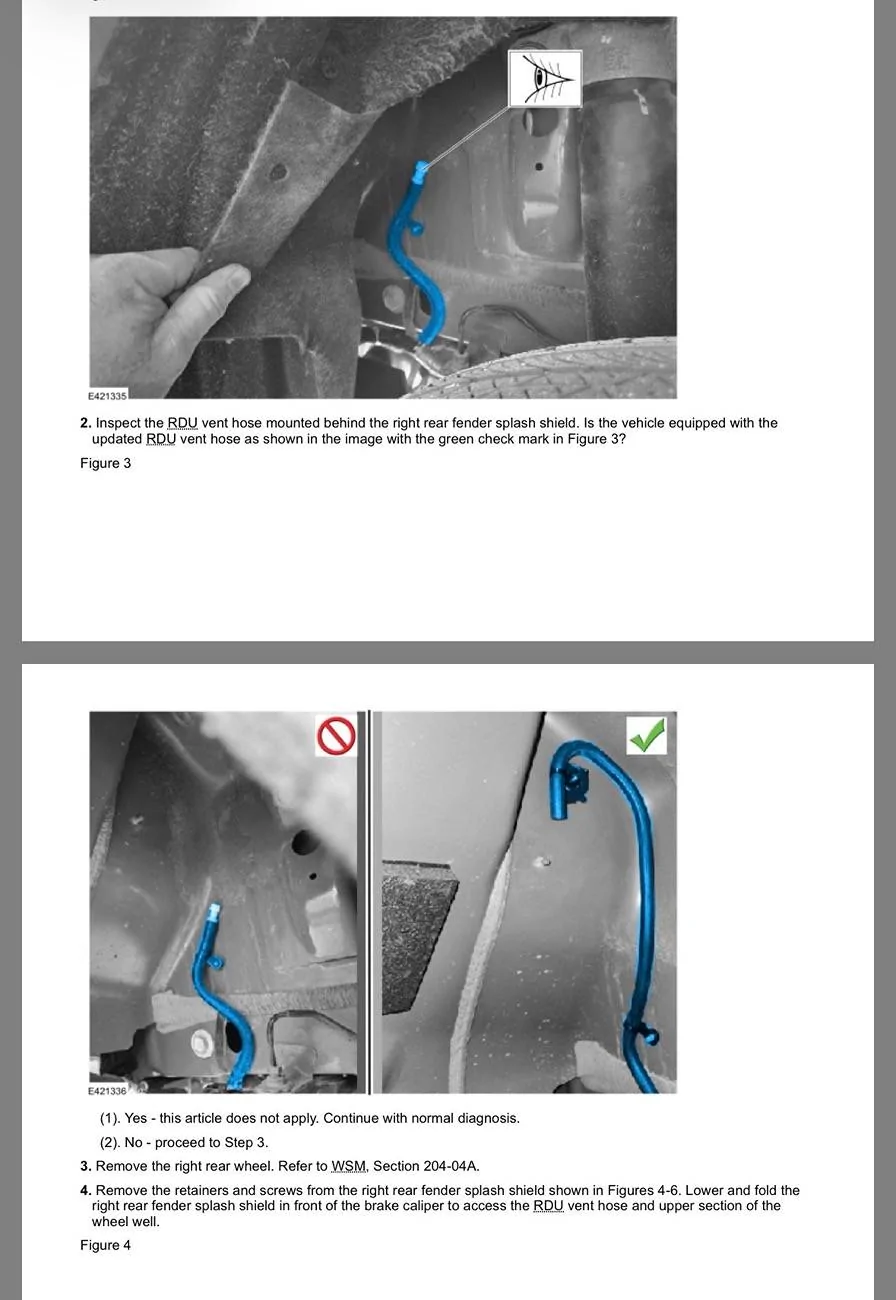 Ford Bronco Sport Who's replaced the RDU vent hose per the TSB? $582 estimate! IMG_7903