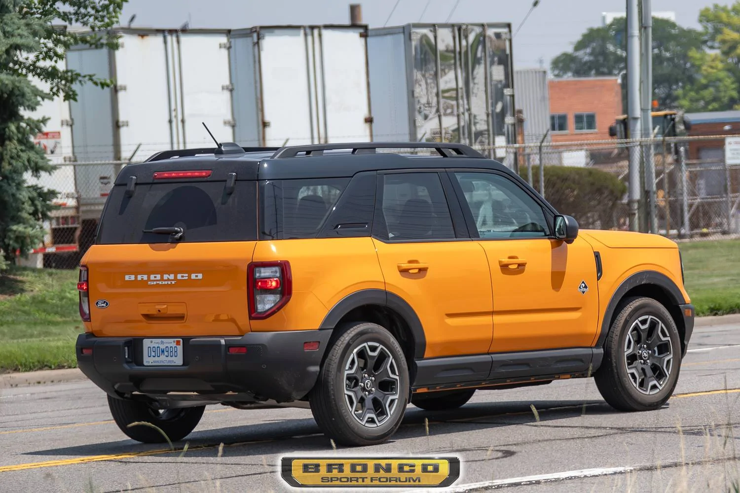 Ford Bronco Sport Orange Fury Bronco Sport Spied Testing orange-fury-bronco-sport-2