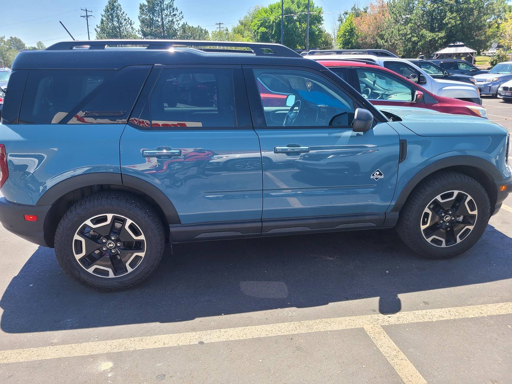 Ford Bronco Sport Larger tires on 2022 Bronco sport 20250705_123915