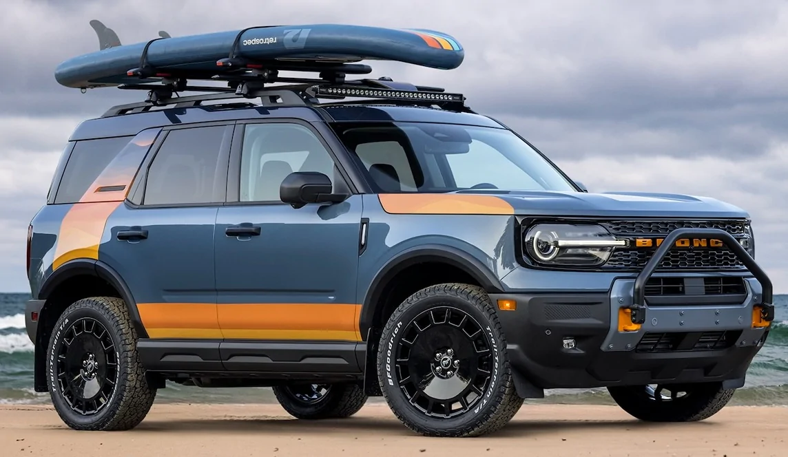 Ford Bronco Sport 2026 BS planned to offer Tremor package? Bronco Sport Silver Lake Dunes Project Vehicle_01_4721