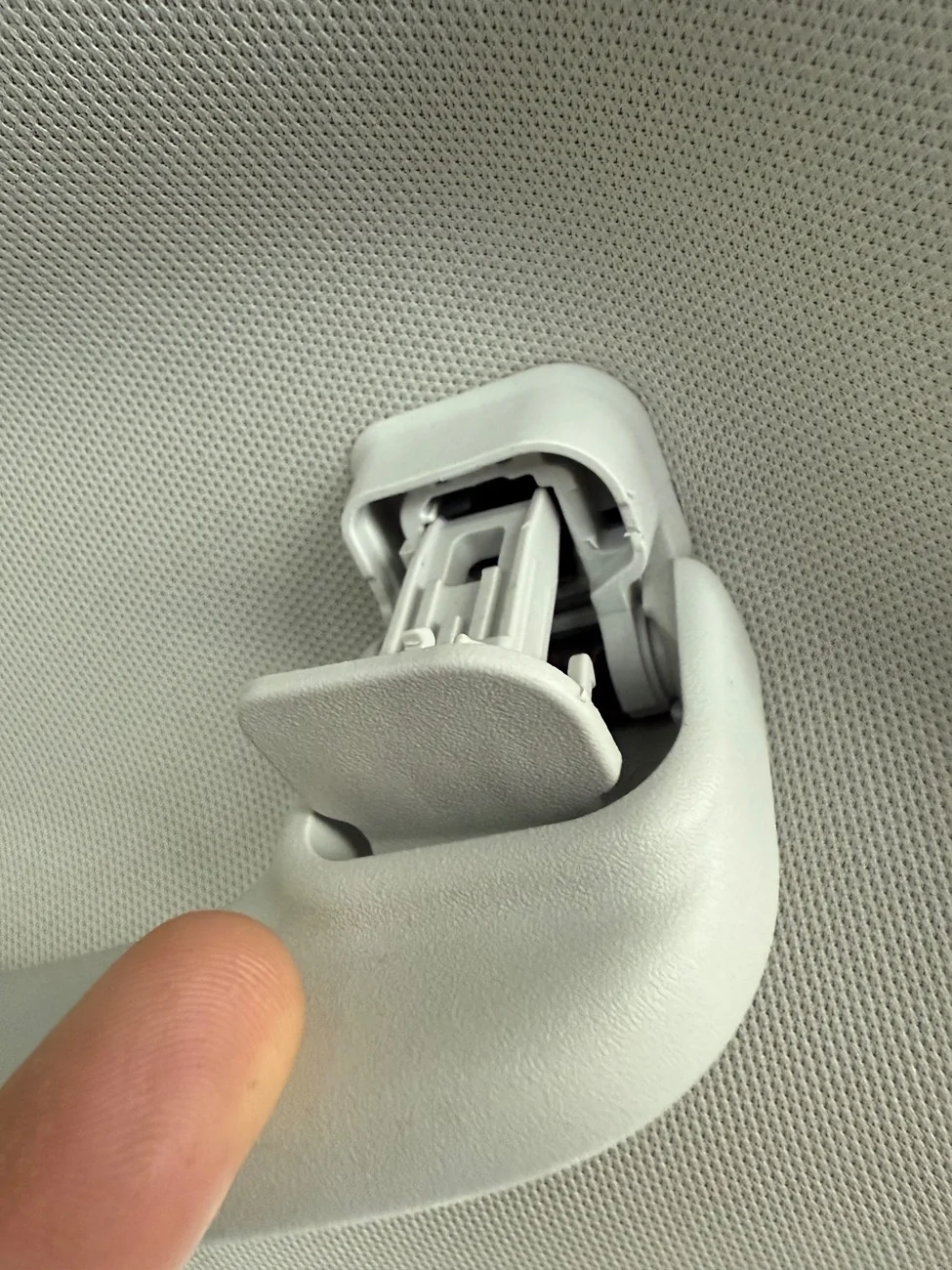 Ford Bronco Sport Rattle above front passenger grab handle IMG_7617