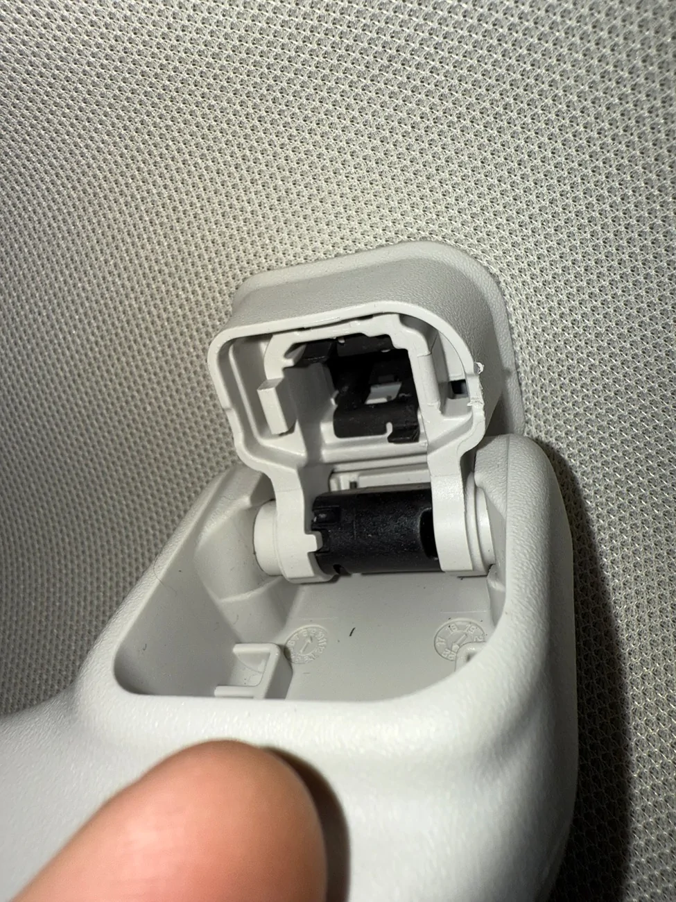 Ford Bronco Sport Rattle above front passenger grab handle IMG_7618