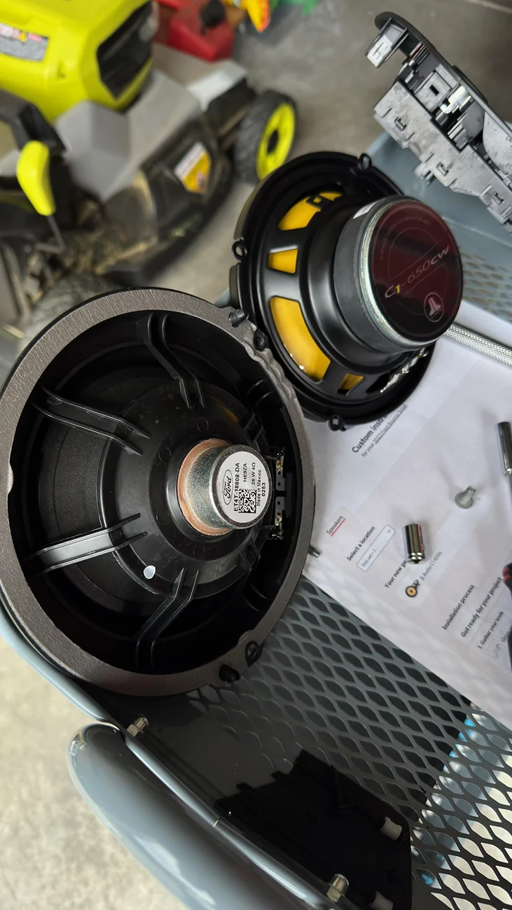 Ford Bronco Sport JL audio CS1 separates and coaxials do fit the BS with the recommended spacers from Crutchfield don’t worry that Crutchfield says they don’t. bs2