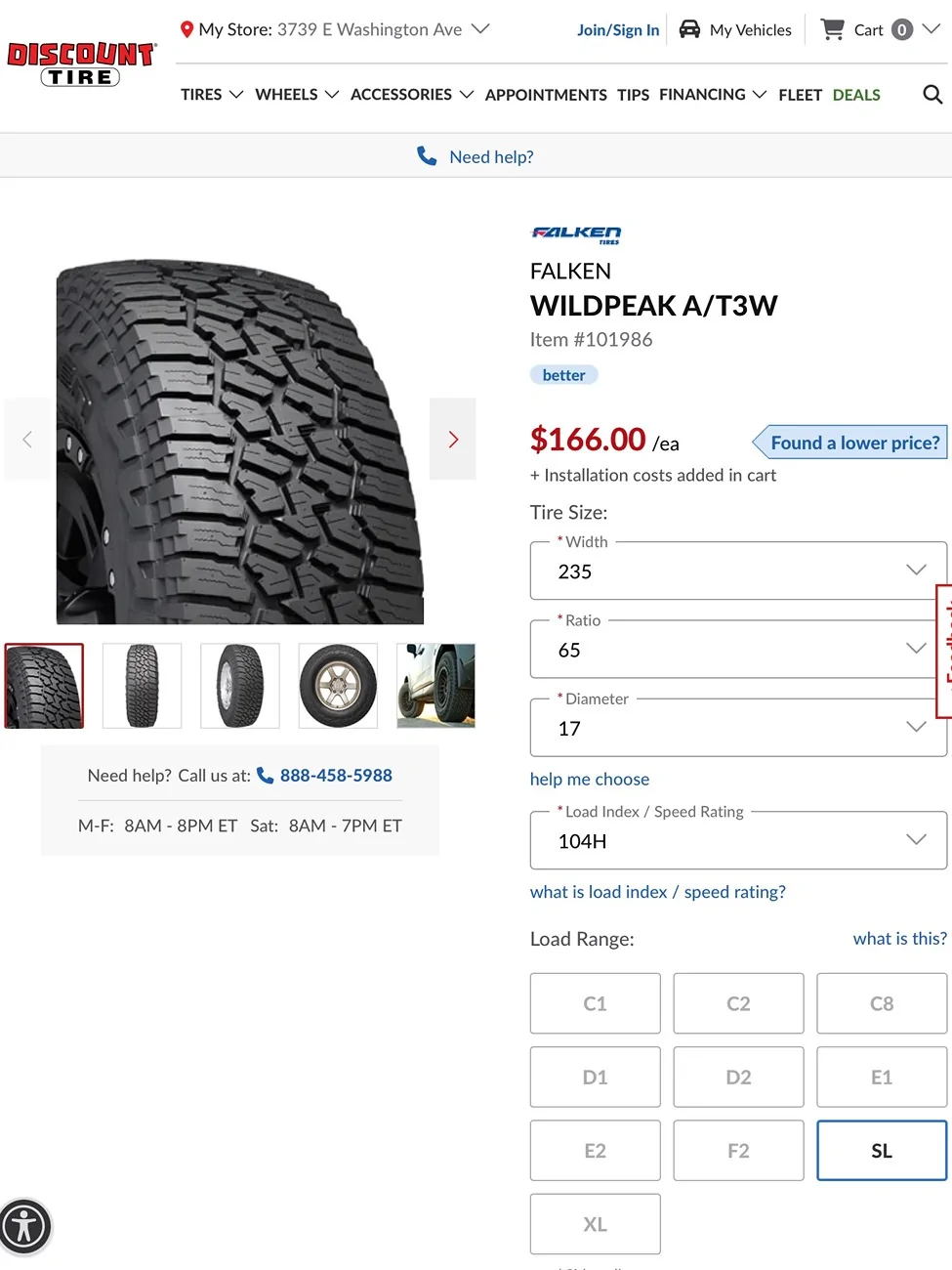 Ford Bronco Sport BS GoodYear and Falken tires IMG_1363