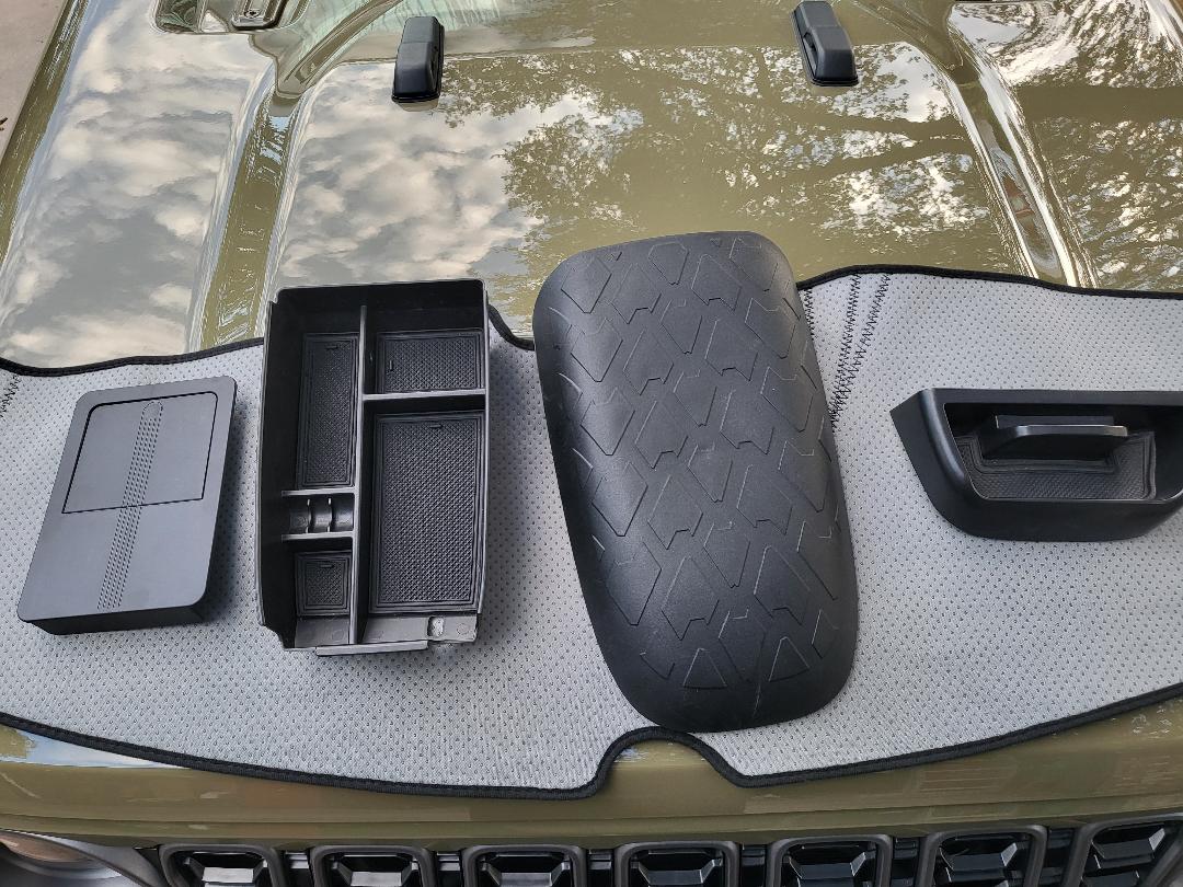 Ford Bronco Sport interior starage and knick knacks interior access