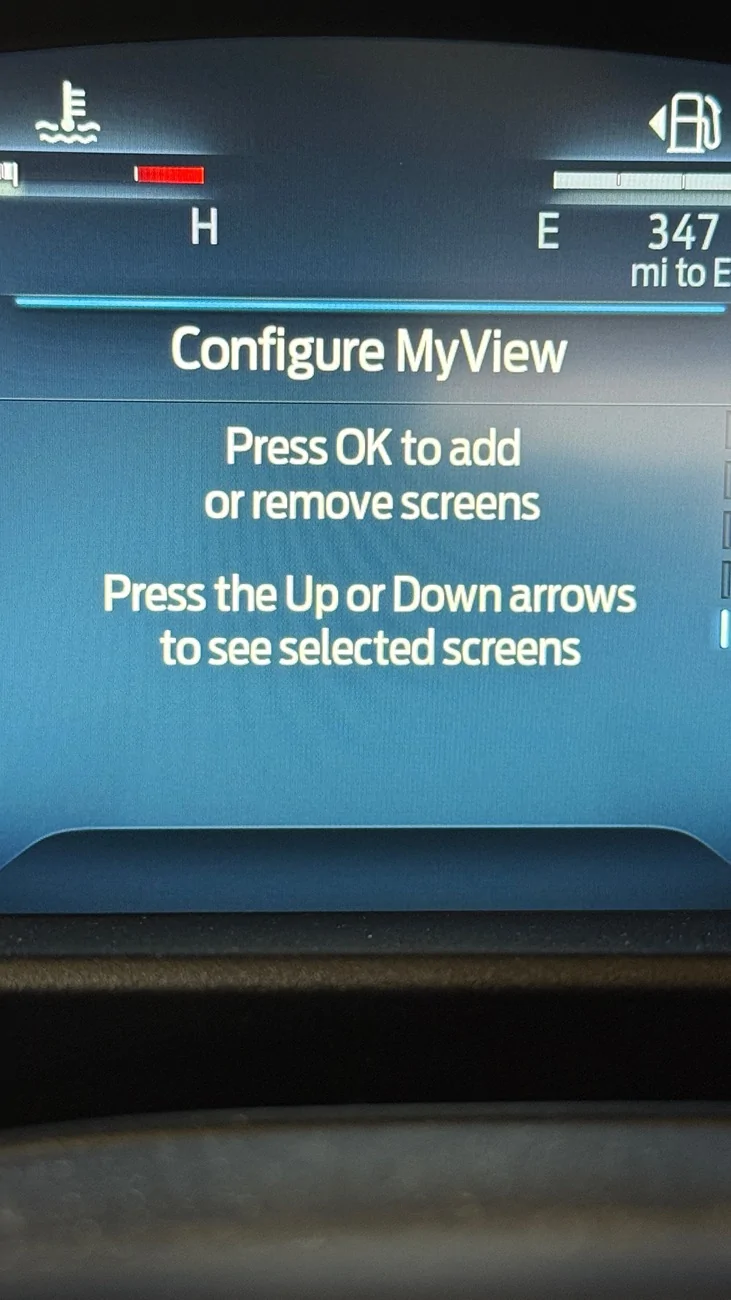 Ford Bronco Sport Need Help Customizing the Display IMG_3918